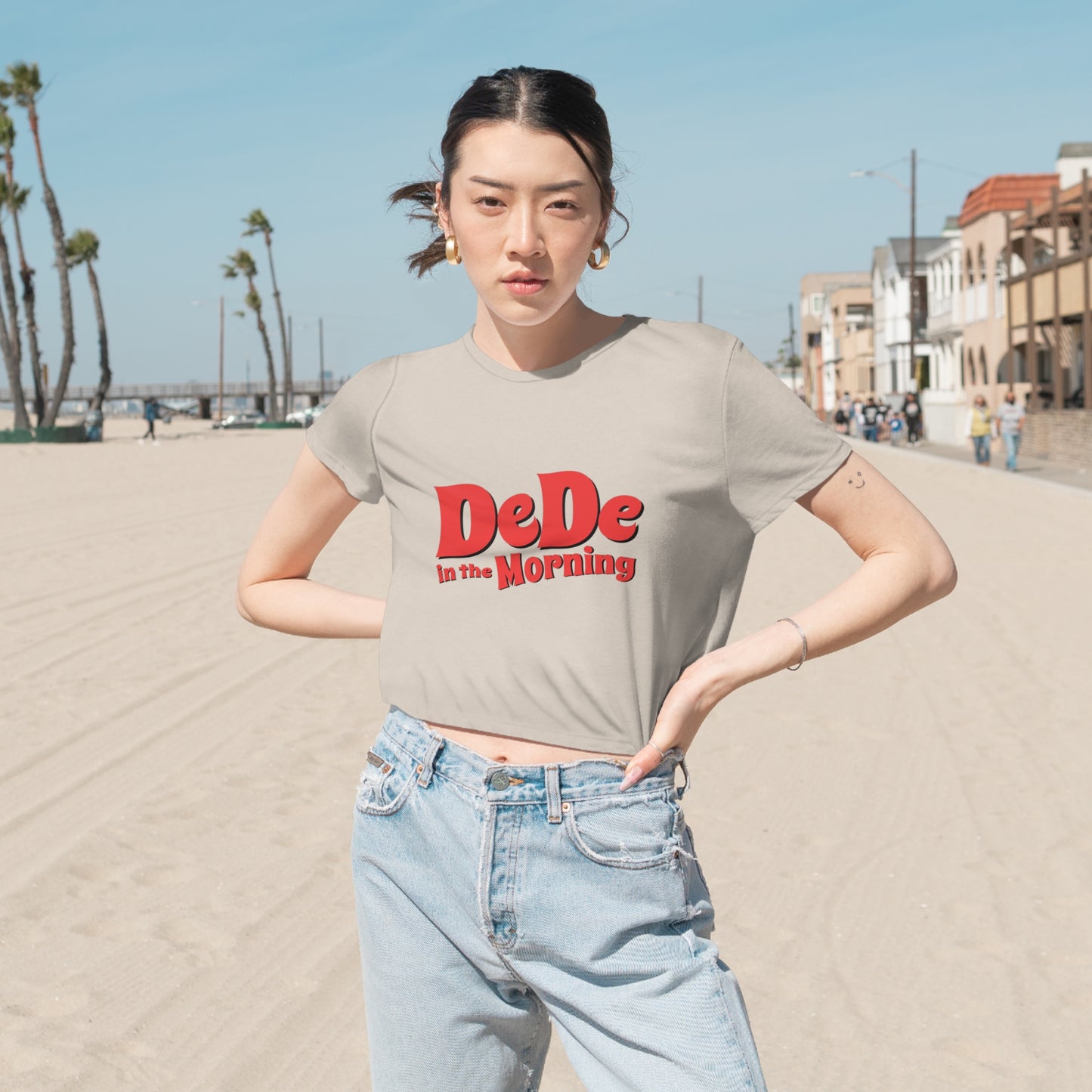 Women's Flowy Cropped Tee